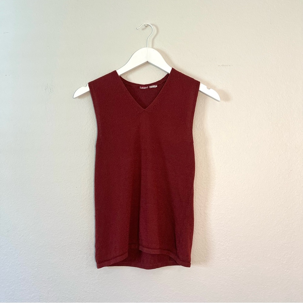 Vintage v neck tank top